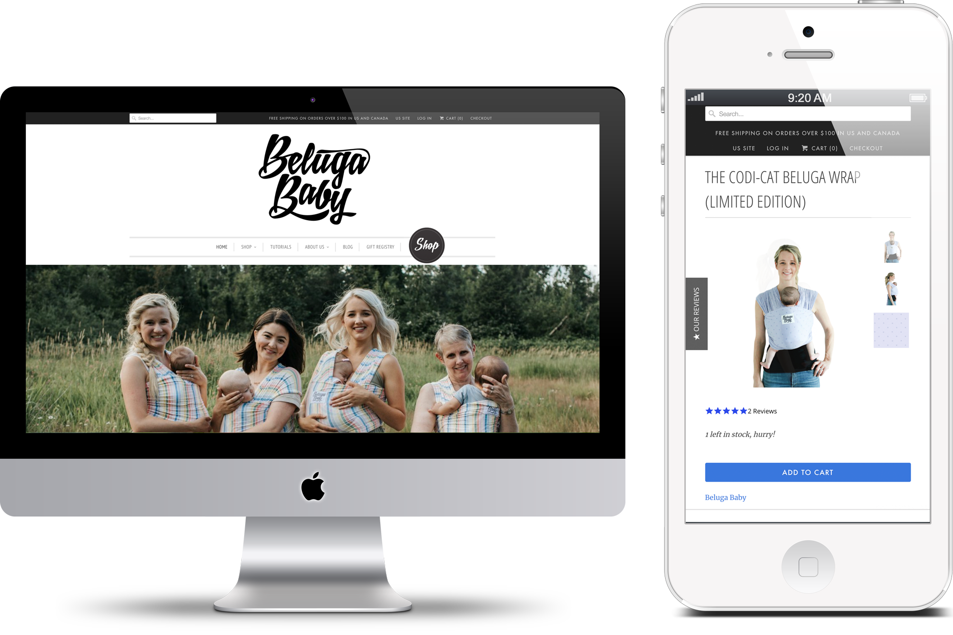 Beluga Baby Digital Marketing project in Scope Creative's Portfolio